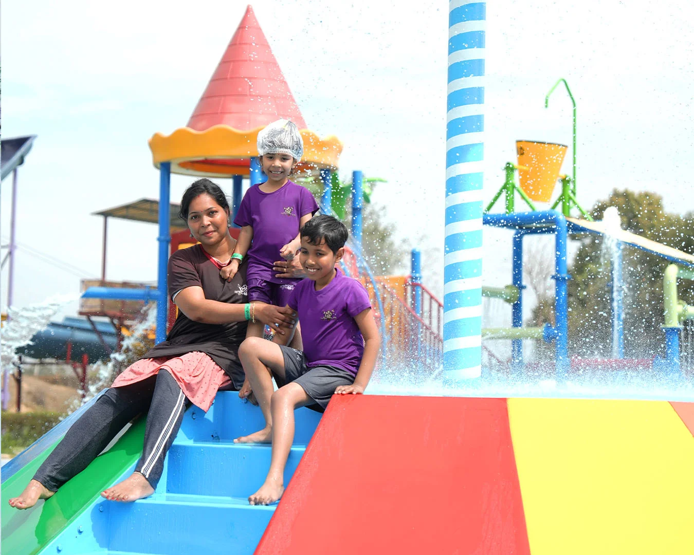 People at Mojoland Water Park