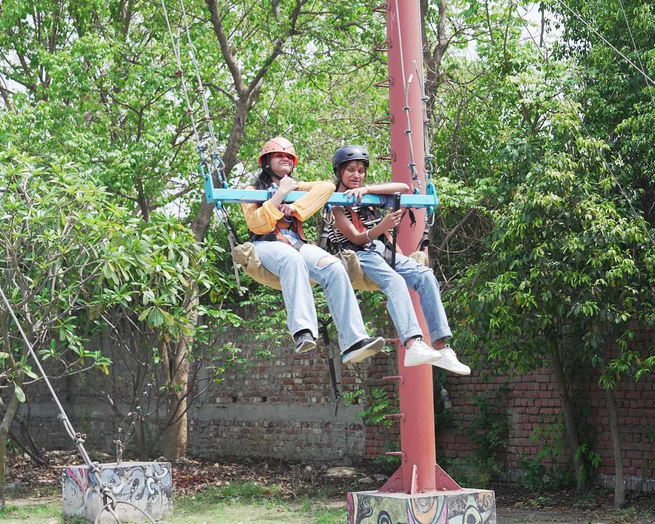 Adventure Activity at Mojoland Theme Park